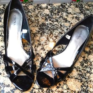 Merona Open Toe Wedge Shoe   NWOT                      #139